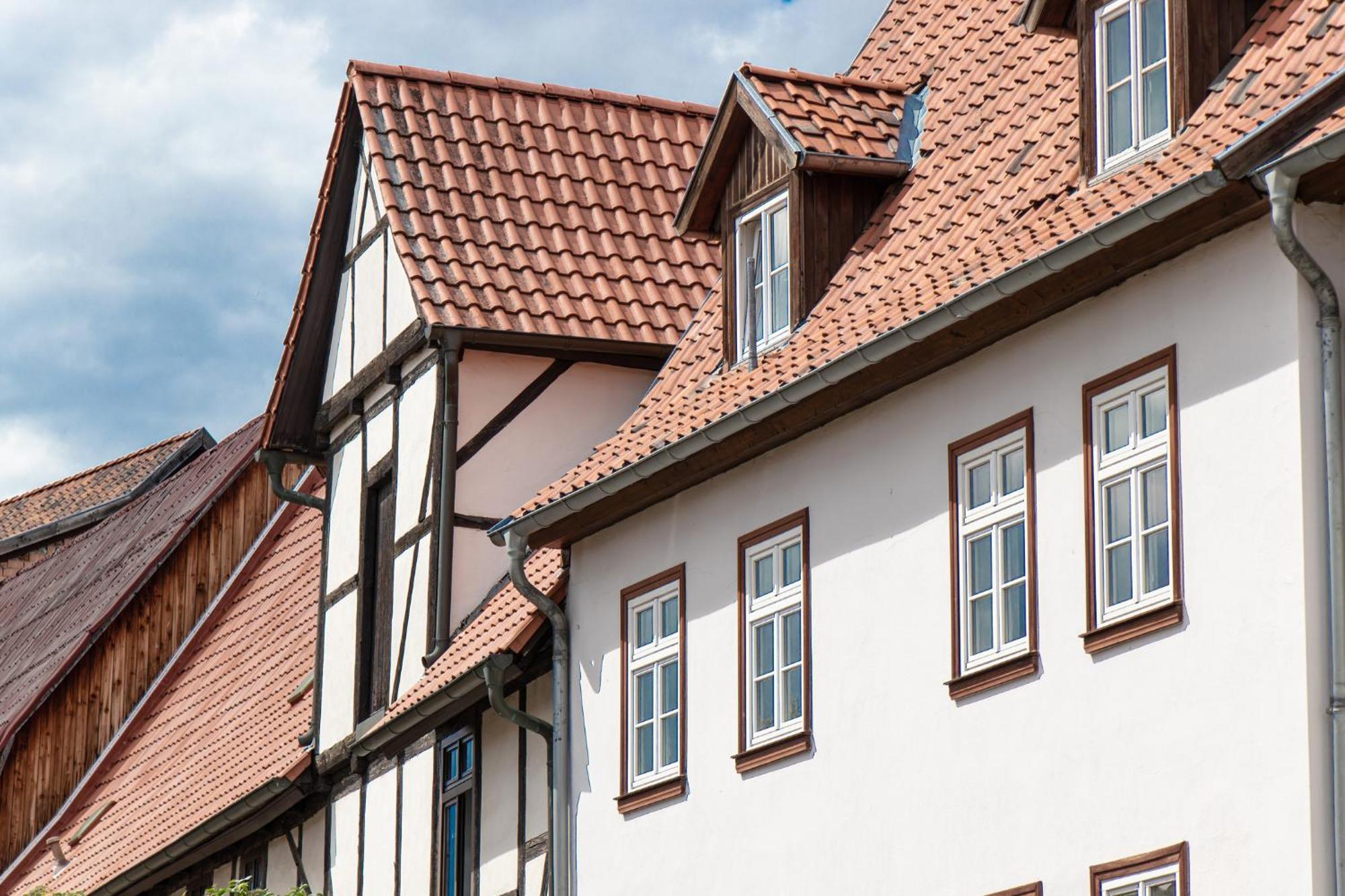 Ferienhaus Im Altstadtgaesschen Mit 3 Badezimmern Quedlinburg Exterior photo